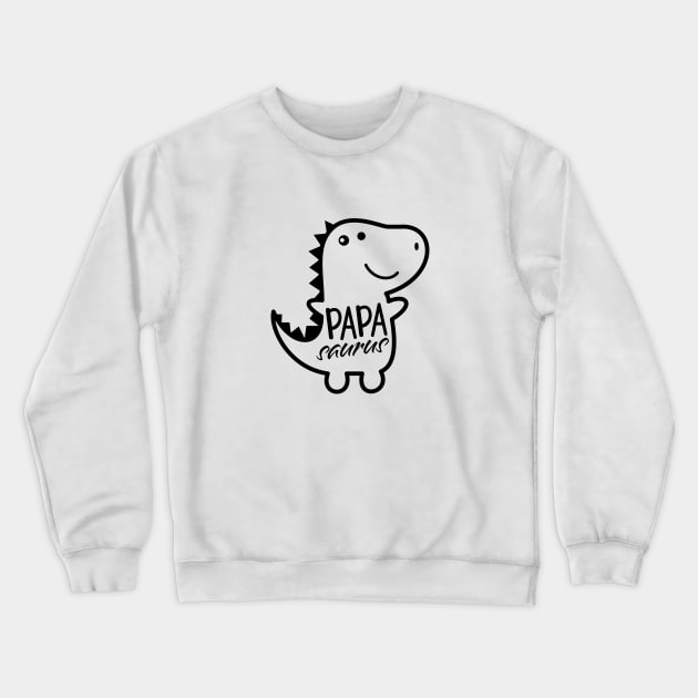 papa Saurus Crewneck Sweatshirt by unique_design76
